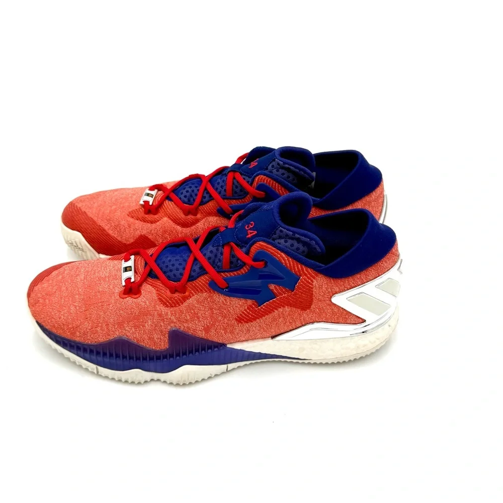 adidas  Harden Basketball Shoes Vibrant Red and Navy Athletic Shoes mi custom‎